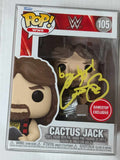 Cactus Jack Funko Pop! #105 WWE Signed JSA COA