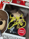 Cactus Jack Funko Pop! #105 WWE Signed JSA COA