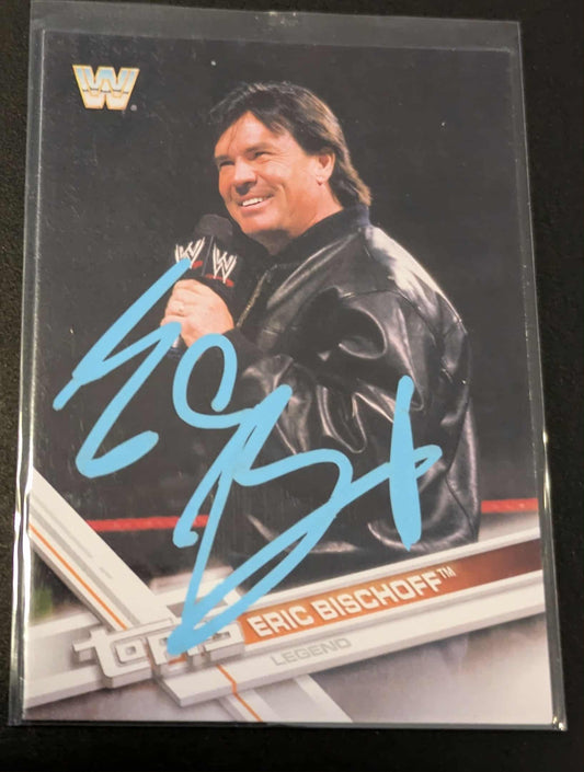 Eric Bischoff Signed 2017 Topps #94 COA