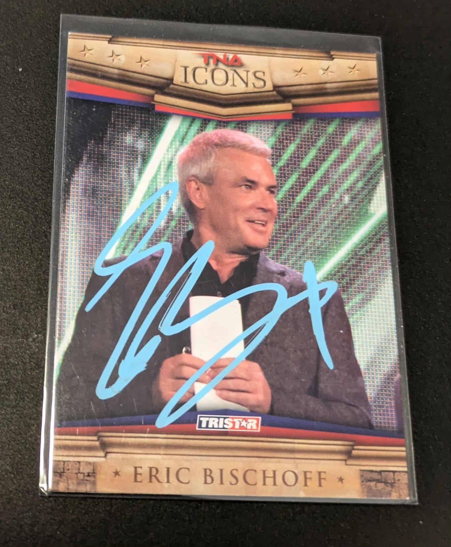 Eric Bischoff Signed 2010 TRISTAR TNA Icons Icons #10 COA