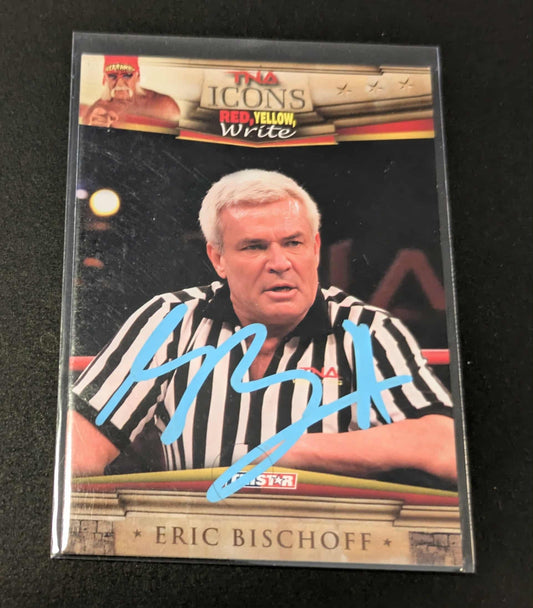Eric Bischoff Signed 2010 TRISTAR TNA Icons Icons #10 COA