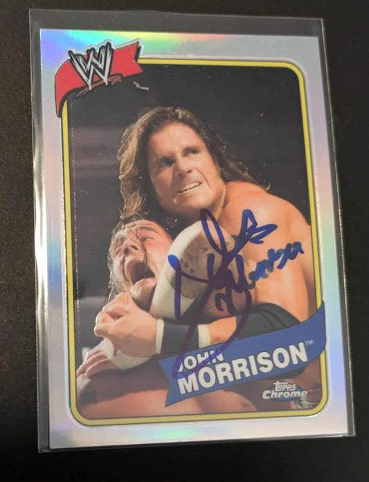 John Morrison Signed 2007 Topps Chrome Heritage III Refractor RC