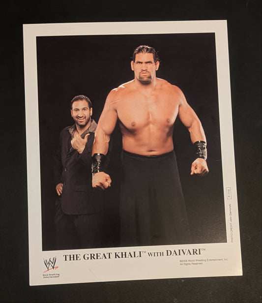 Great Khali Daiviri P-1115 Official WWE Promo Photo