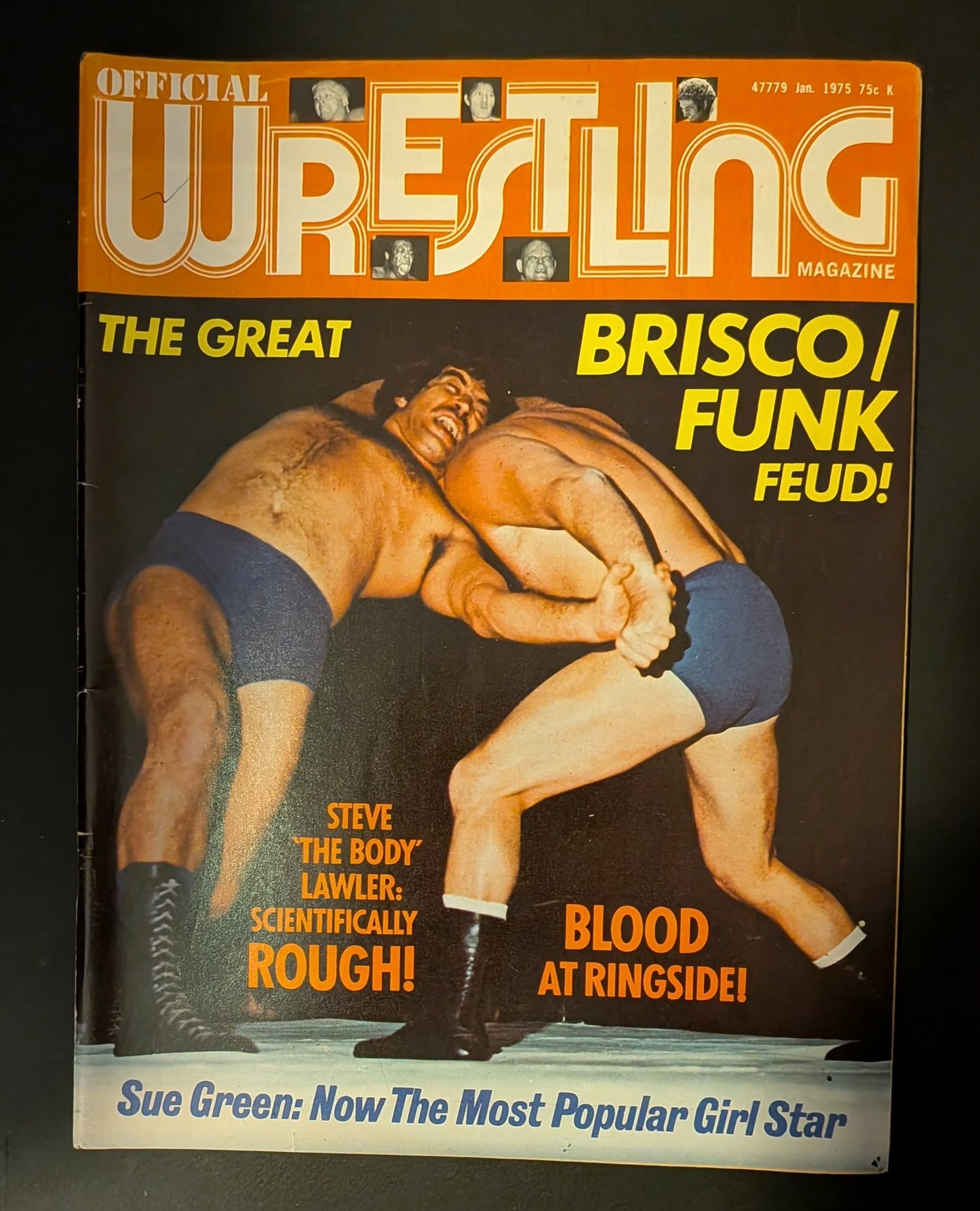 Official Wrestling Magazine January 1975 (Brisco Funk Feud)