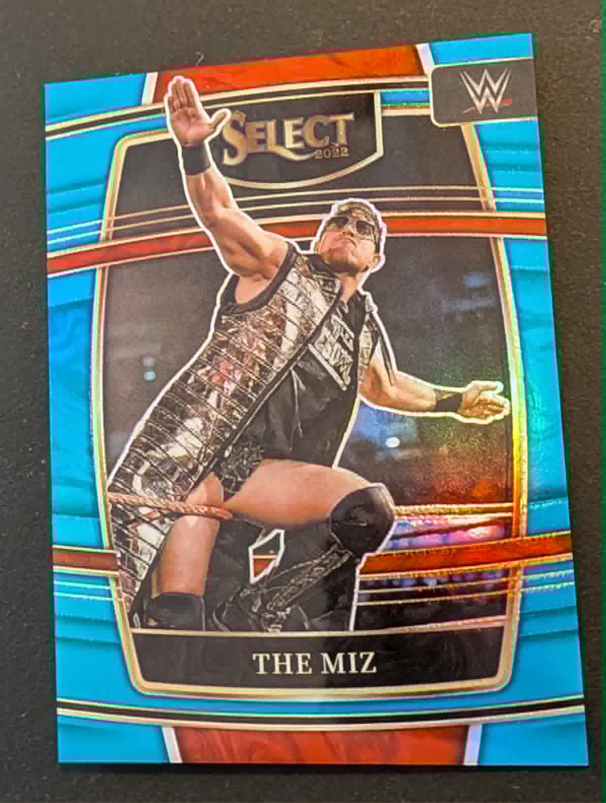 The Miz 2022 Select #10 Light Blue Prizm Serial #108/299