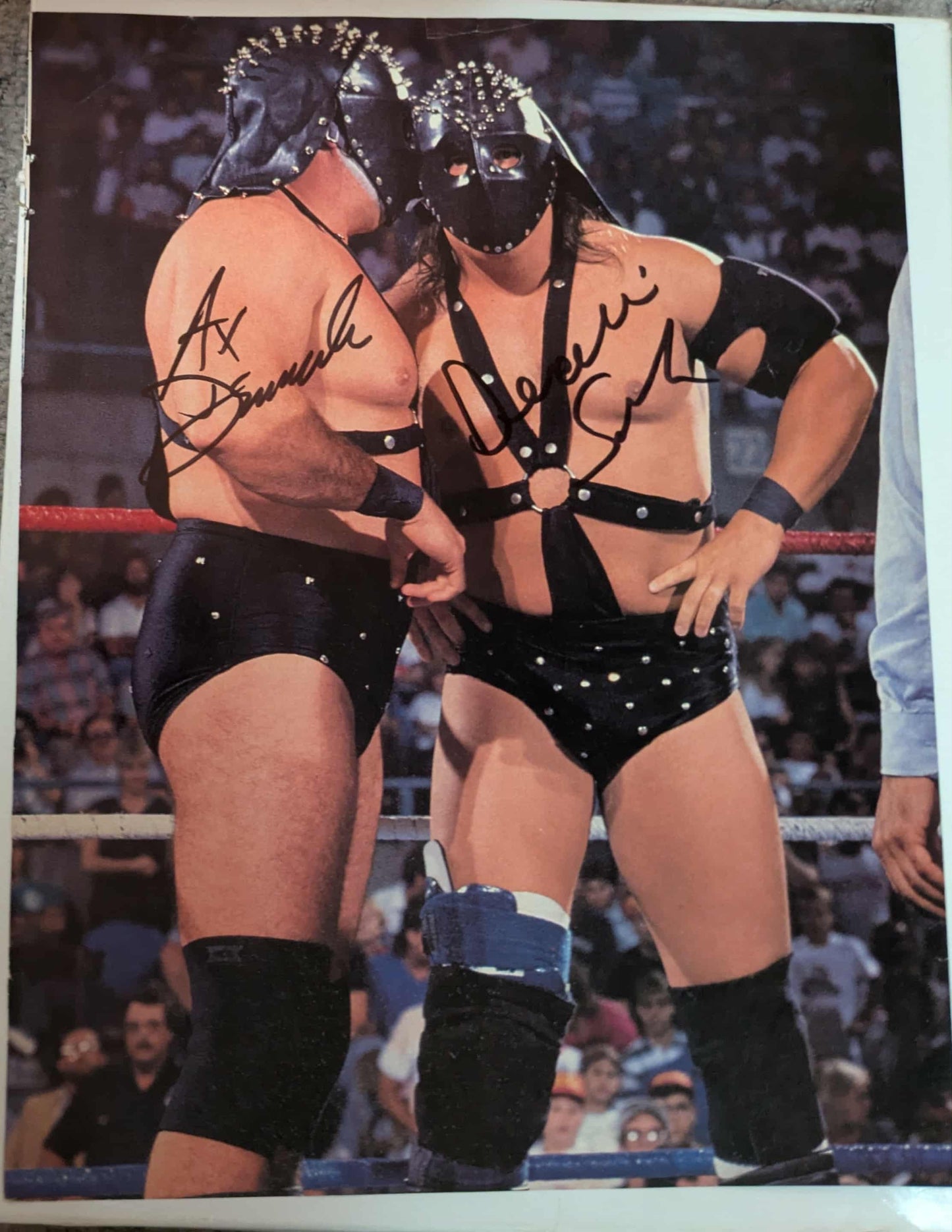 Demolition Ax & Smash Signed Magazine Page A (Full Signatures) COA