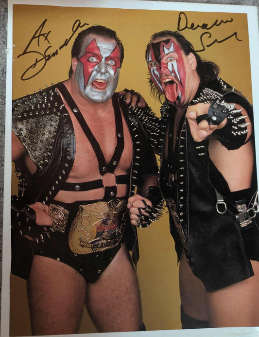 Demolition Ax & Smash Signed Magazine Page C (Full Signatures) COA