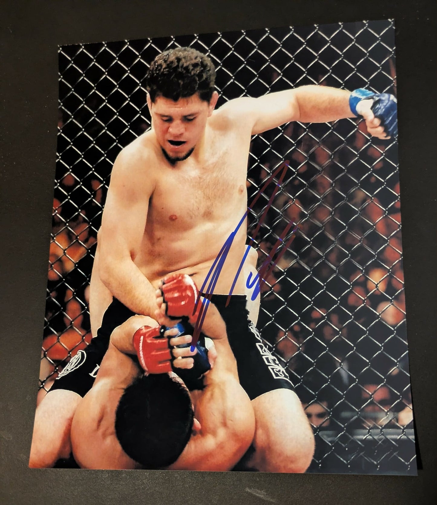Nick Diaz Pose 1 Signed Photo COA