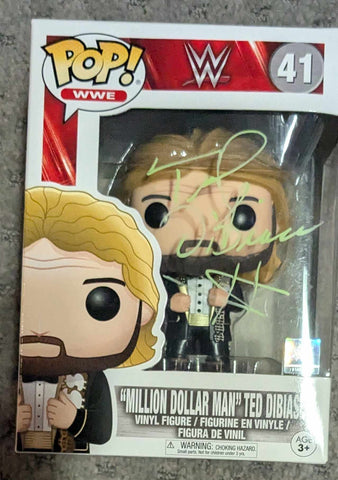 Ted Dibiase Signed Funko Pop 41 COA