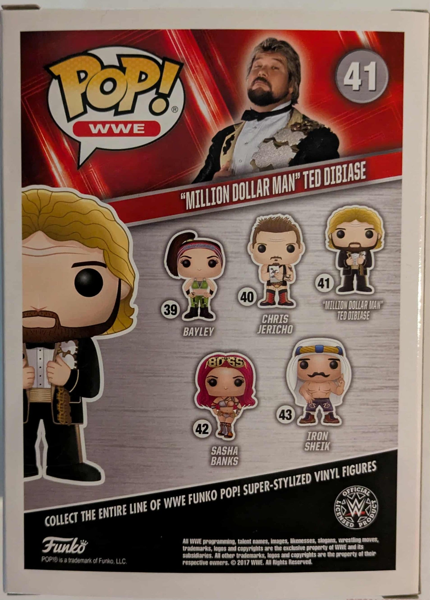 Ted Dibiase Signed WWE Funko Pop COA