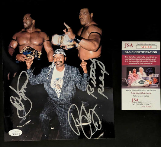 Doom (Simmons, Reed, Long) Triple Signed Photo RARE JSA