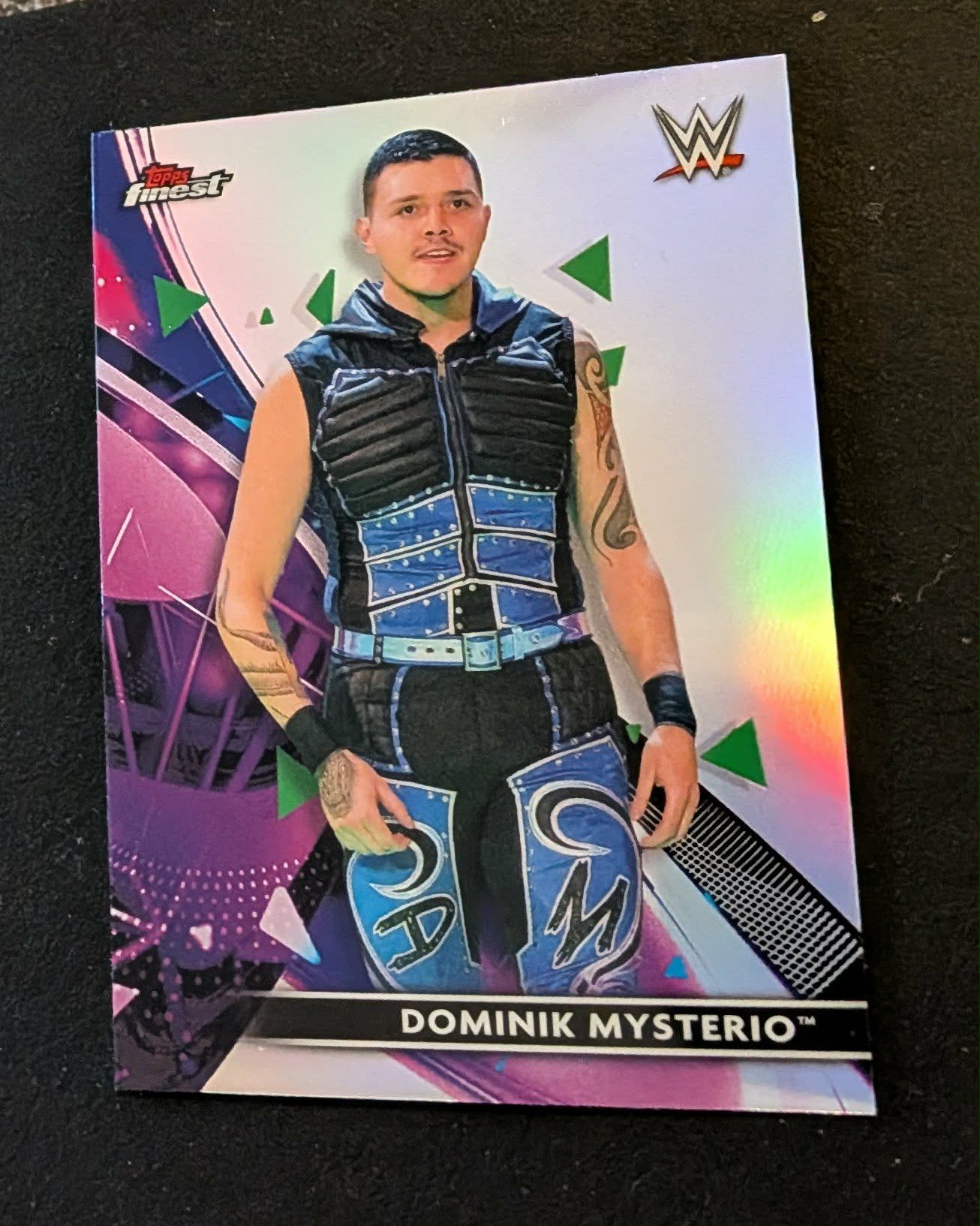 Domink Mysterio 2021 WWE Topps Finest #52 Refractor