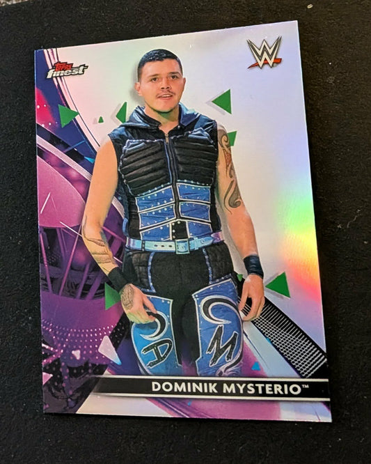 Domink Mysterio 2021 WWE Topps Finest #52 Refractor