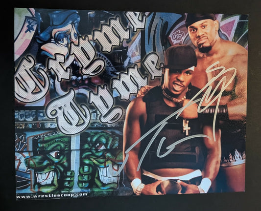 Cryme Tyme Dual Signed Photo COA