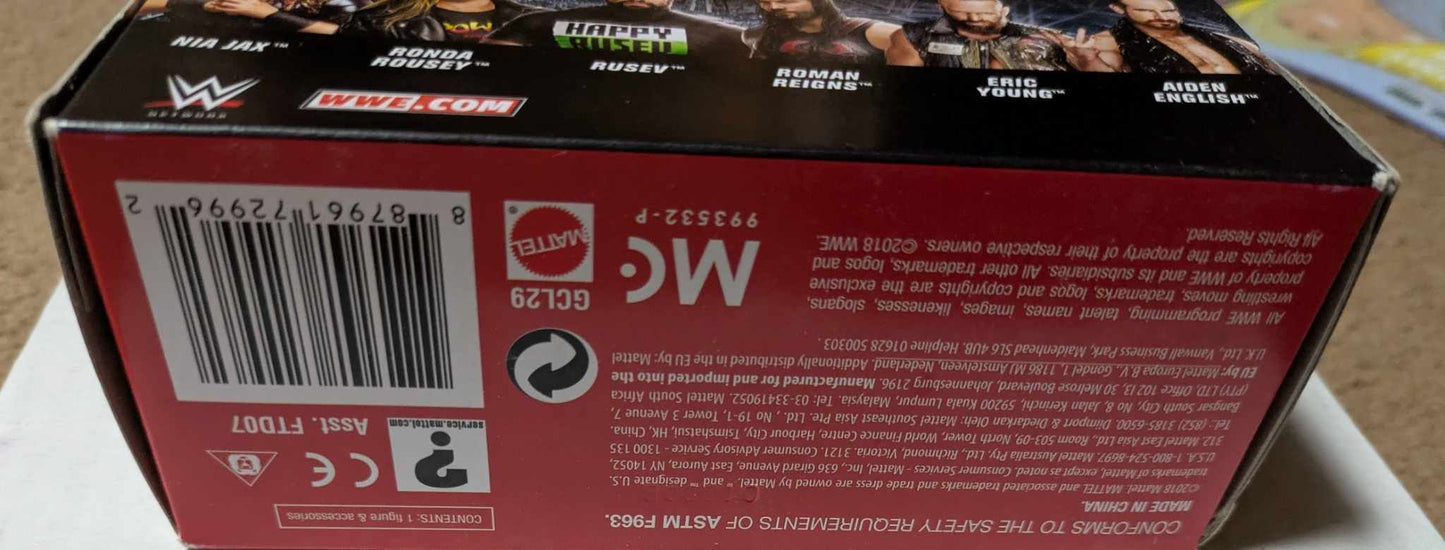 Aiden English WWE Elite Series 65 Signed Action Figure COA