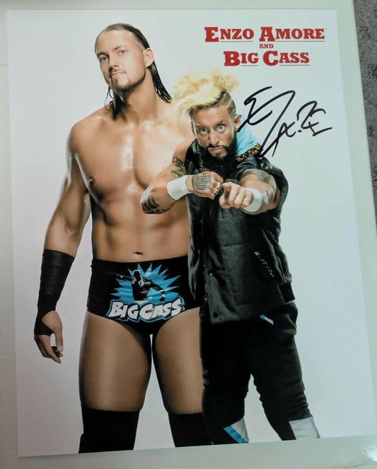 Enzo Amore Pose 1 Signed Photo COA