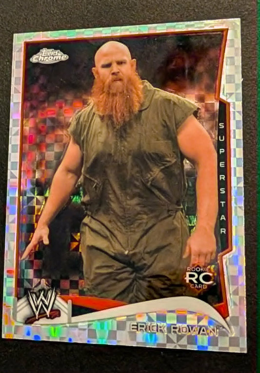 Erick Rowan 2014 Topps Chrome WWE #19  X-Fractor Rookie