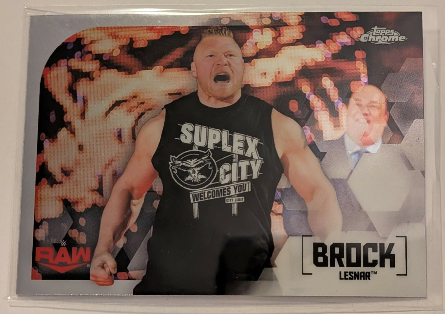 2020 Topps Chrome WWE Brock Lesnar #16