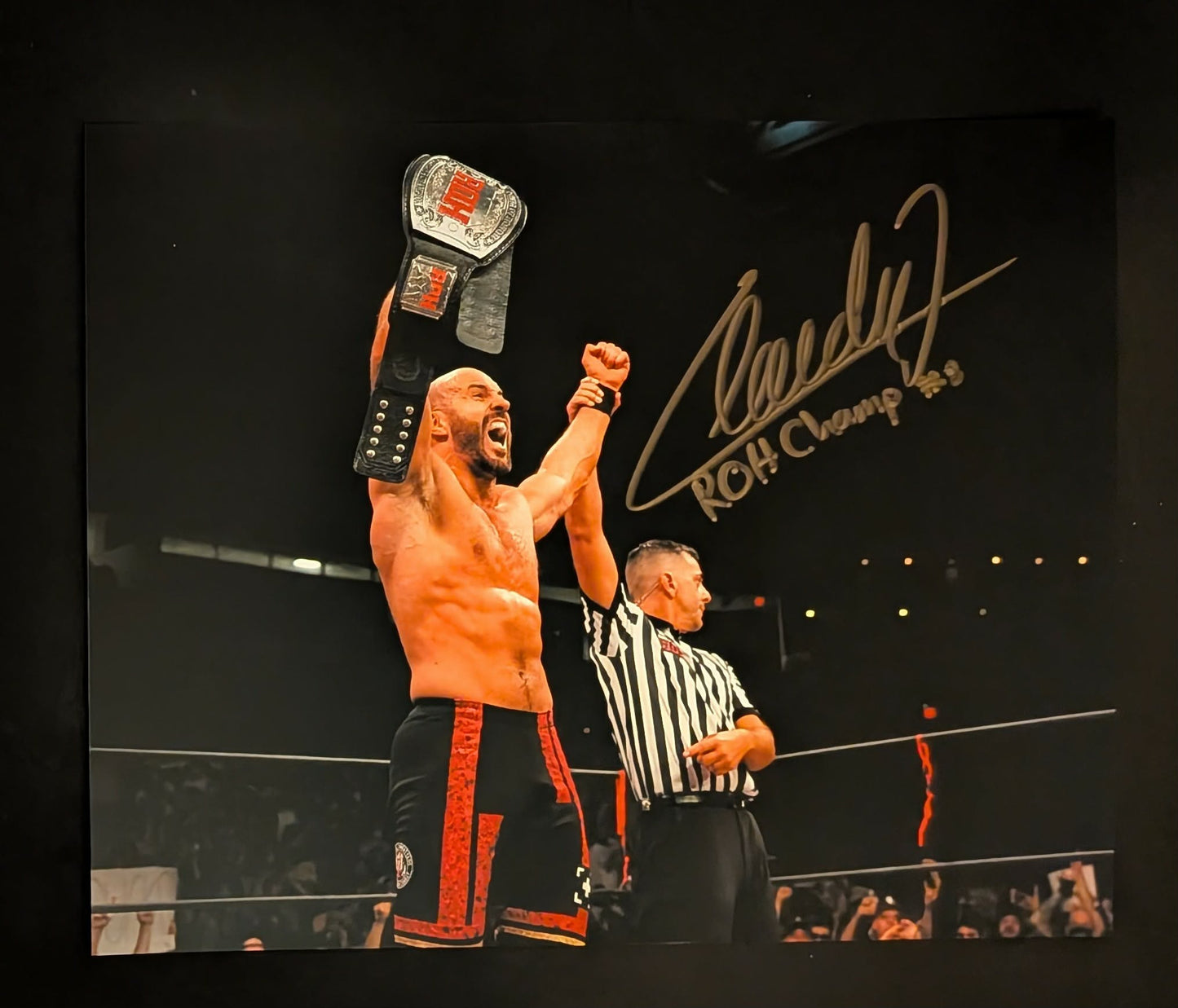 Cesaro (Claudio) Inscribed ROH CHAMP Signed Photo COA