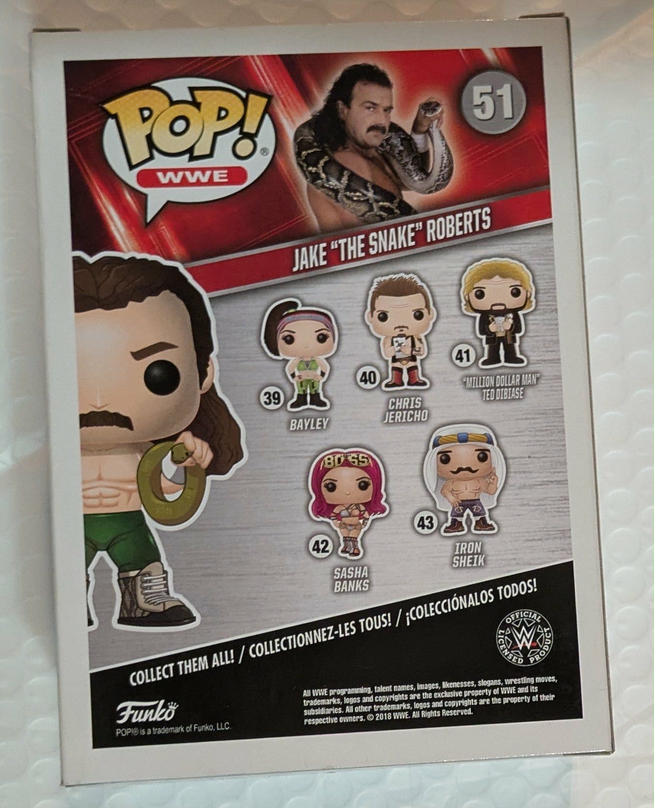 Holiday Special - Funko Pop! WWE Jake Roberts #51