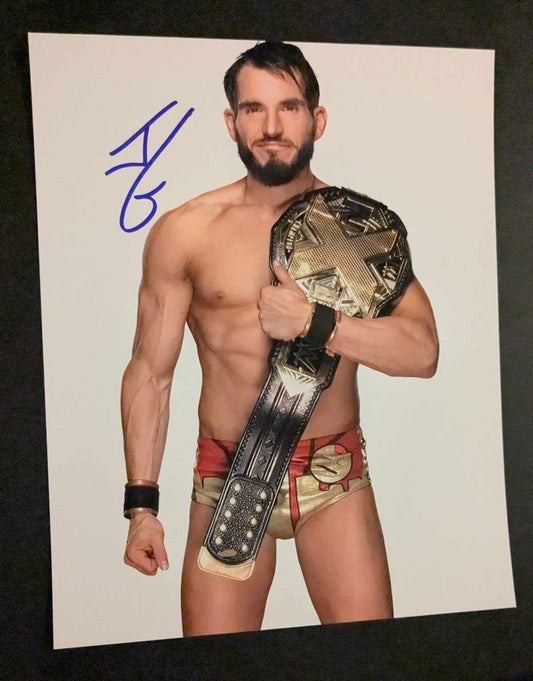 Johnny Gargano Pose 1 Signed Photo COA