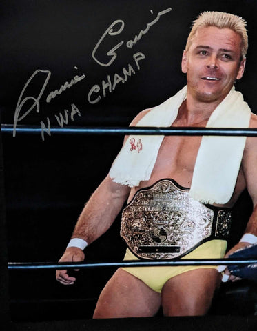 Ronnie Garvin Inscribed Signed 11x14 Photo COA