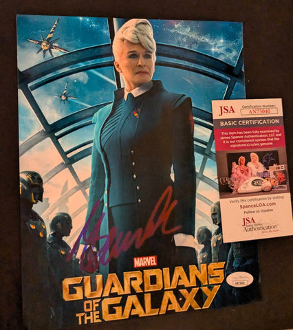 Glenn Close (Guardians of the Galaxy) Signed Photo JSA COA