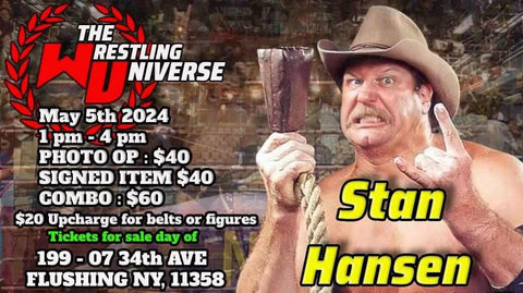 In-Store Meet & Greet with Stan Hansen Sun May 5th 1-4PM