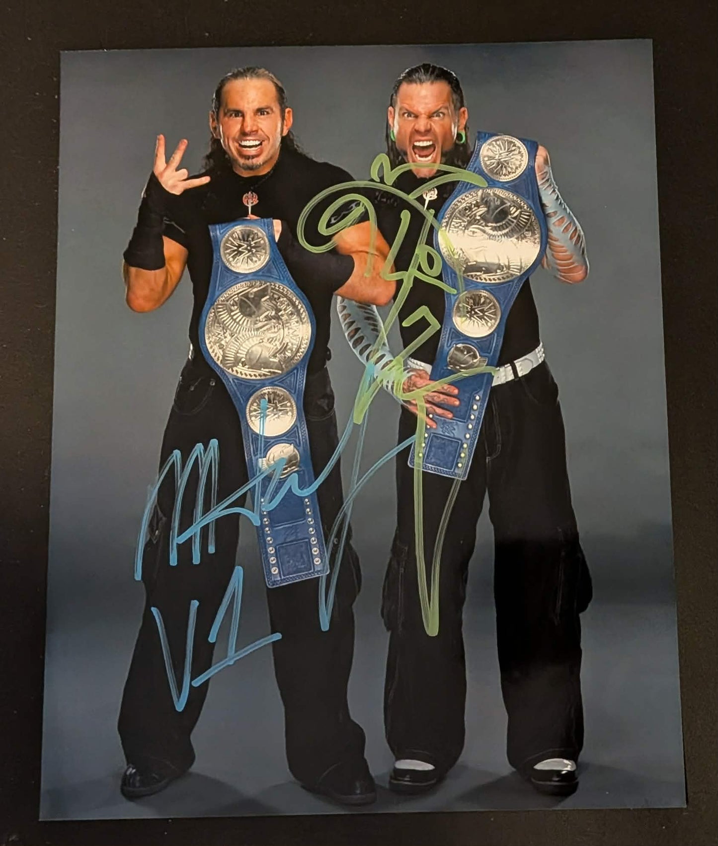 Hardy Boyz (Matt & Jeff) Dual Signed Photo COA