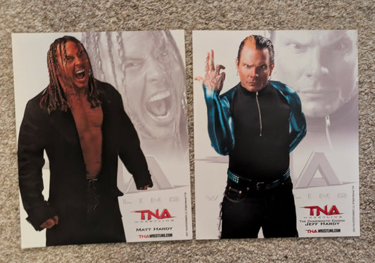 Holiday Special - TNA Official Promo Photo 2 Lot Jeff & Matt Hardy