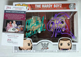 The Hardy Boyz Funko Pop 2 Pack Dual Signed (JSA Matt COA)