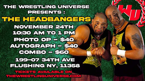 TIX AVAIL AT DOOR ***Date is SUN Nov 24th*** In-Store Meet & Greet with The Headbangers 10:30AM-1PM