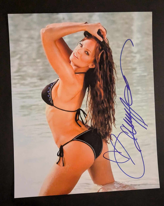Christy Hemme Pose 1 Signed Photo COA