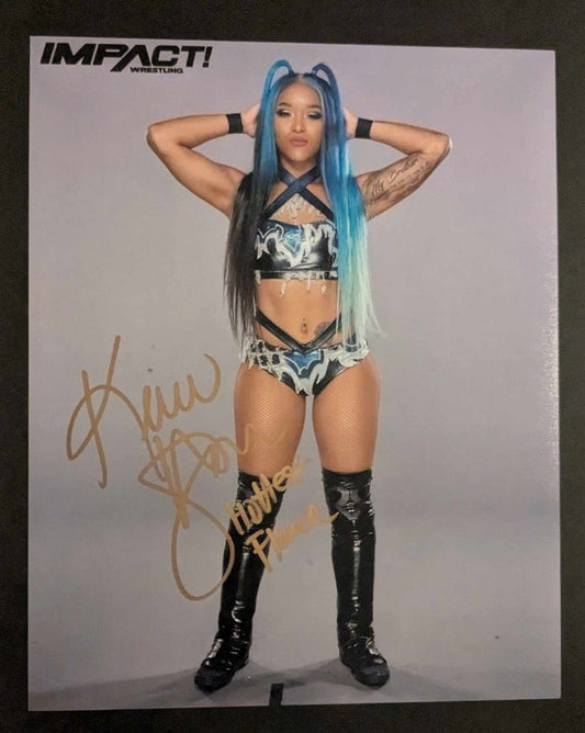 Kiera Hogan Pose 6 Signed Photo COA