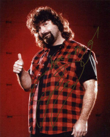 Mankind (Mick Foley) Pose 2 Signed Photo COA