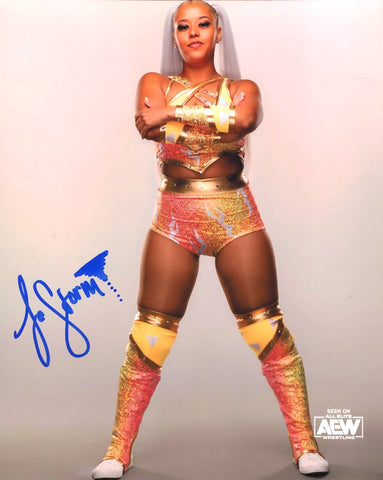 JC Storm Signed 8x10 Color Photo (Comes w/COA)