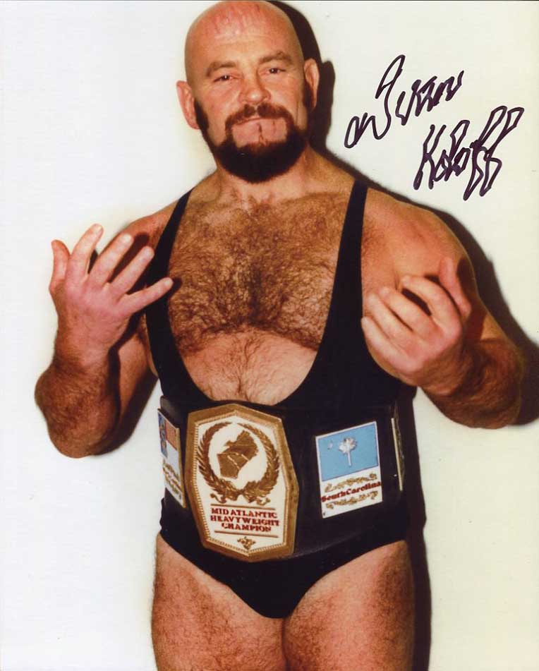 Ivan Koloff Pose 2 Signed Classic Photo COA