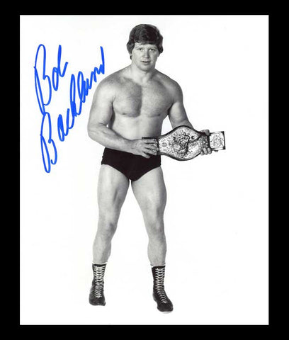 Bob Backlund Pose 2 Signed Photo COA