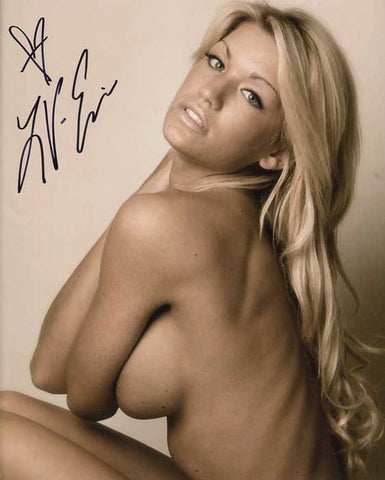 Lacey Von Erich Pose 2 Signed Photo COA