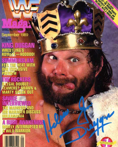 Hacksaw Jim Duggan Pose 1 Signed Photo COA