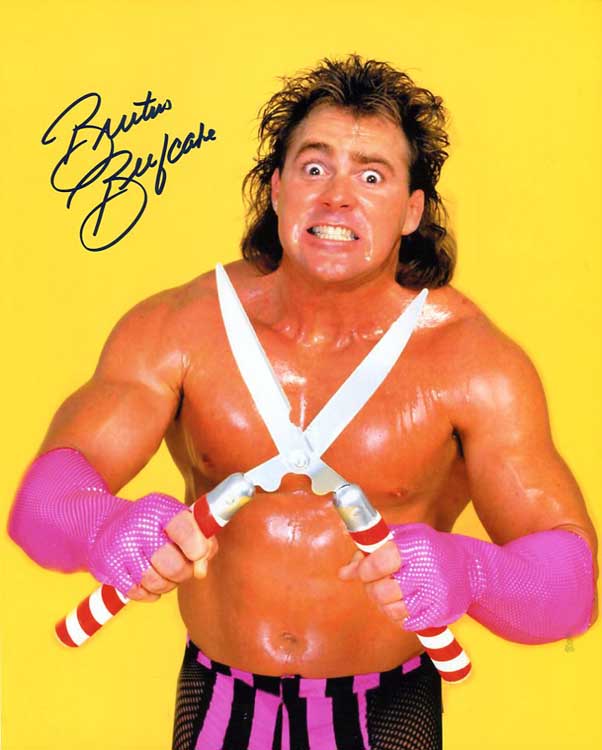 Brutus Beefcake Pose 9 Signed Photo COA