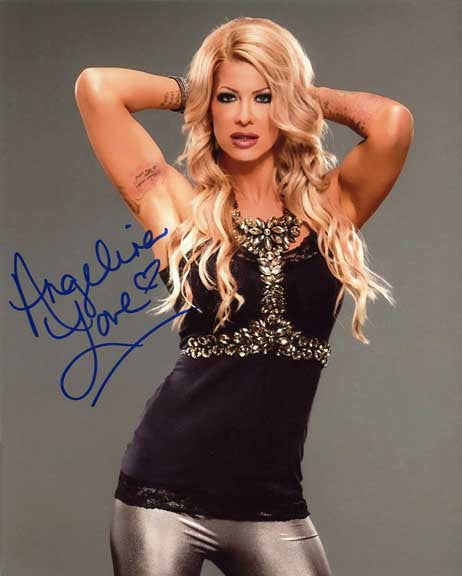 Angelina Love Pose 10 Signed Photo COA