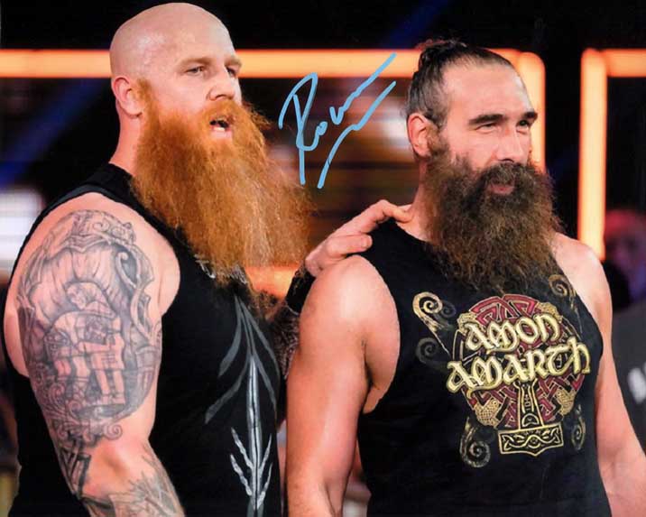 Erick Rowan Pose 8 Signed Photo COA