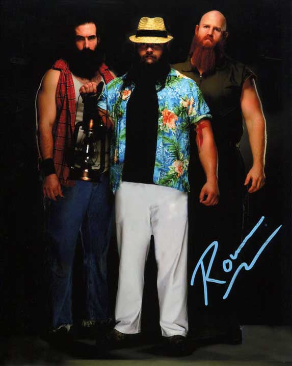 Erick Rowan Pose 2 Signed Photo COA