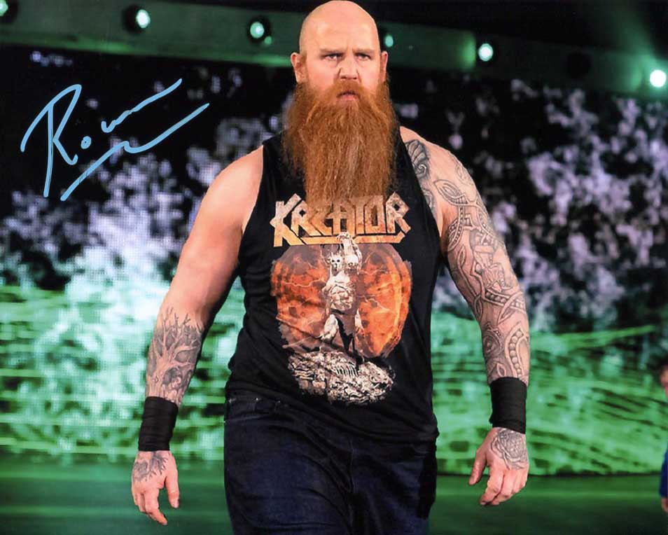 Erick Rowan Pose 10 Signed Photo COA