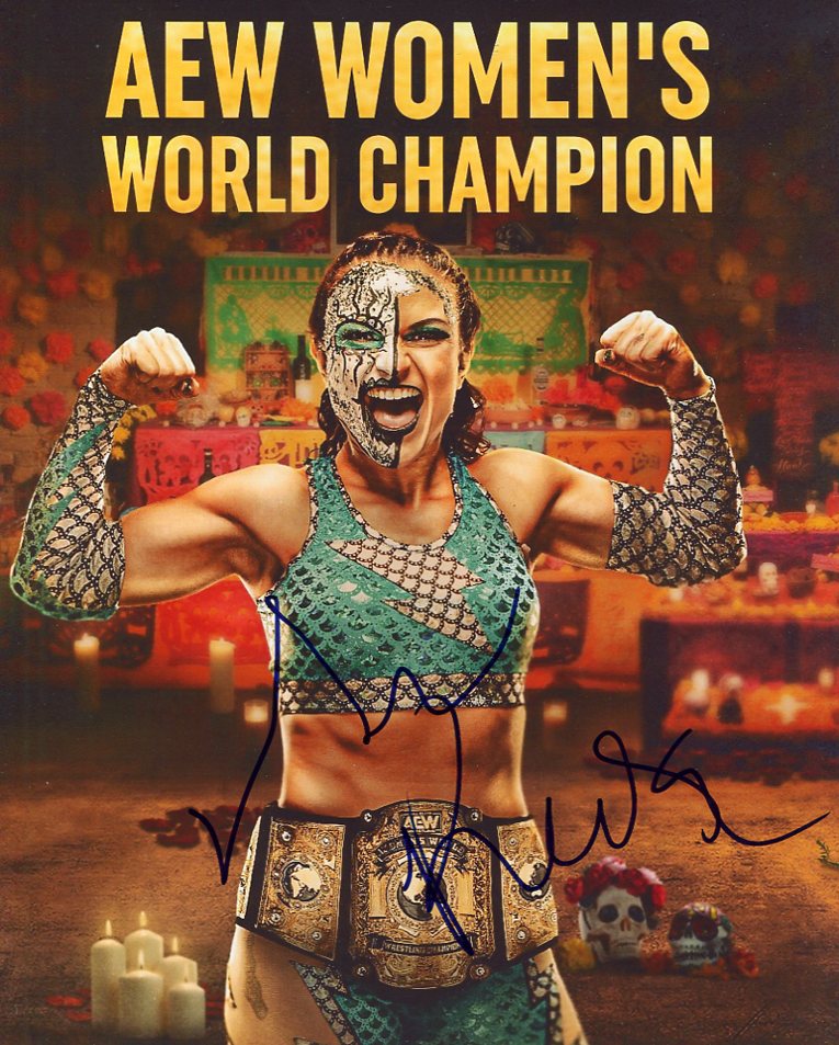 Thunder Rosa Pose 4 Signed Photo COA