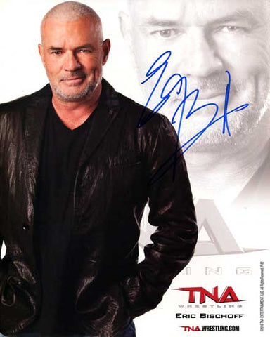 Eric Bischoff Official TNA Promo Signed Photo COA