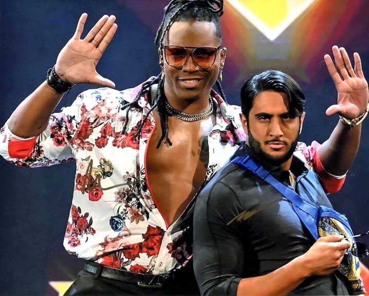 MxM Maximum Male Models Mansoor & Mace Pose 2 Signed Photo COA