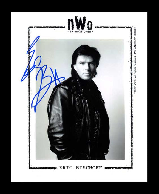 Eric Bischoff Pose 2 NWO Signed Photo COA