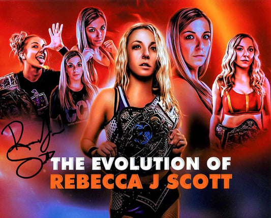 Rebecca Scott Pose 3 Signed Photo COA